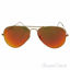 Ray Ban RB 3025 112/69 Aviator Large Metal - Gold Matte/Oran
