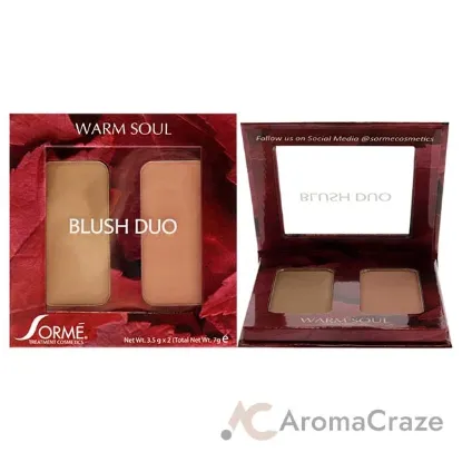 Picture of Blush Duo Compacts - Warm Soul by Sorme Cosmetics for Women - 2 x 0.12 oz Blush