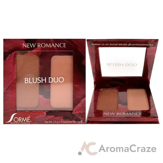 Picture of Blush Duo Compacts - New Romance by Sorme Cosmetics for Women - 2 x 0.12 oz Blush