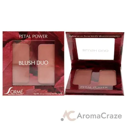 Picture of Blush Duo Compacts - Petal Power by Sorme Cosmetics for Women - 2 x 0.12 oz Blush