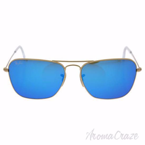 Ray Ban RB 3136 Caravan - Gold/Blue Flash by Ray Ban for Wom