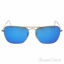 Ray Ban RB 3136 Caravan - Gold/Blue Flash by Ray Ban for Wom