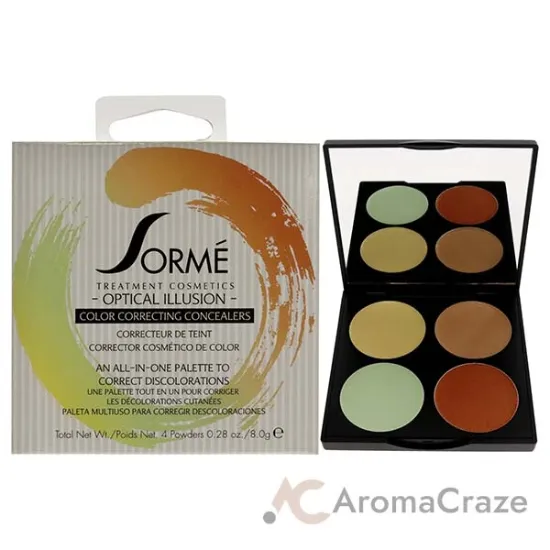 Picture of Optical Illusion Color Correcting Palette by Sorme Cosmetics for Women - 0.28 oz Concealer