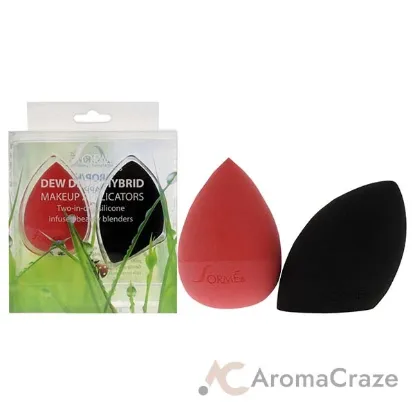 Picture of Dew Drop Hybrid Silicone Infused Blender by Sorme Cosmetics for Women - 2 Pc Sponge