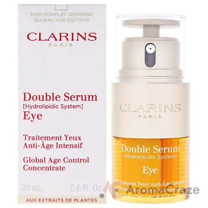 Picture of Double Serum Eye Global Age Control Concentrate by Clarins for Women - 0.6 oz Serum