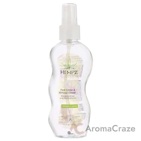 Picture of Fresh Fusions Pink Citron and Mimosa Flower Energizing Herbal Body Mist and Refresher by Hempz for Unisex - 4.4 oz Body Mist