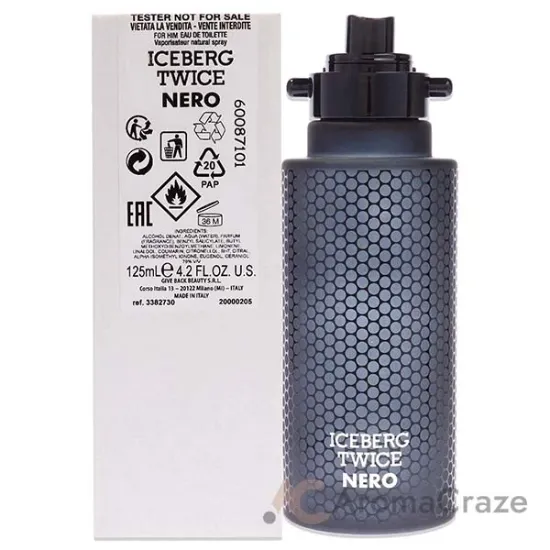 Picture of Iceberg Twice Nero by Iceberg for Men - 4.2 oz EDT Spray