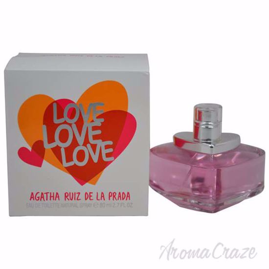 Love by Agatha Ruiz De la Prada for Women - 2.7 oz EDT Spray