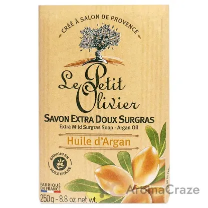 Picture of Extra Mild Surgras Soap - Argan Oil by Le Petit Olivier for Women - 8.8 oz Soap