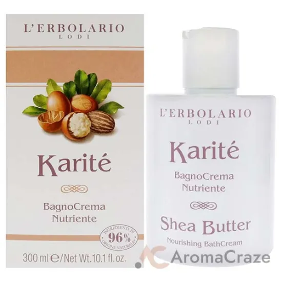 Picture of Nourishing Bath Cream - Shea Butter by LErbolario for Unisex - 10.1 oz Body Wash