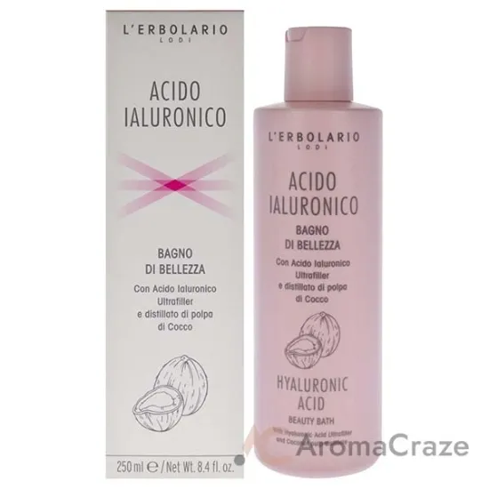 Picture of Hyaluronic Acid Beauty Bath by LErbolario for Unisex - 8.4 oz Shower Gel