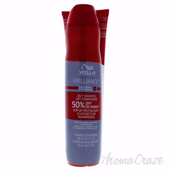 Brilliance Duo For Fine Hair by Wella for Unisex - 2 Pc Kit 