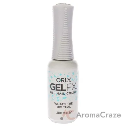 Picture of Gel Fx Gel Nail Color - 3000019 Whats The Big Teal by Orly for Women - 0.3 oz Nail Polish