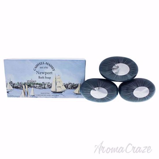 Newport Bath Soap Set by Caswell-Massey for Unisex - 3 x 5.8