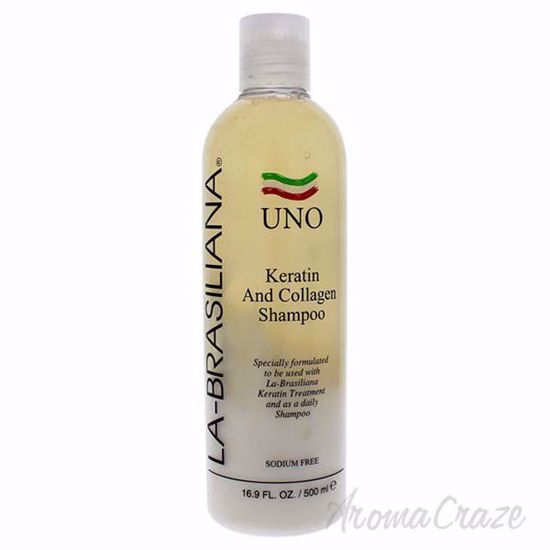 Uno Keratin and Collagen Shampoo by LA Brasiliana for Women 