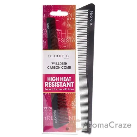 Picture of Barber Taper Carbon Comb High Heat Resistant 7 by SalonChic for Unisex - 1 Pc Comb