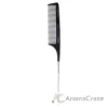 Picture of Pin Tail Carbon Comb High Heat Resistant 9.25 - Fine Teeth by SalonChic for Unisex - 1 Pc Comb