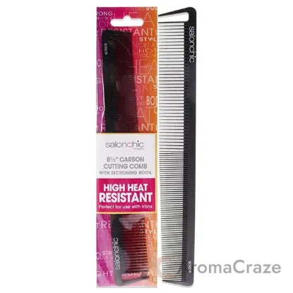 Picture of Cutting Carbon Comb High heat resistant 8.5 by SalonChic for Unisex - 1 Pc Comb