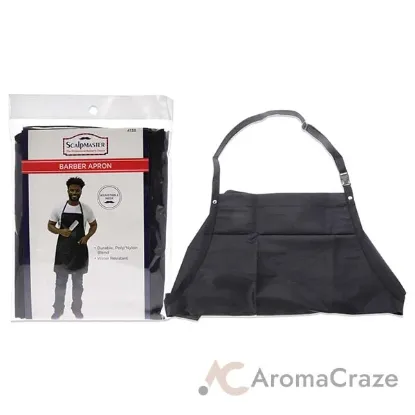 Picture of Barber Water Resistant Hair Stylist - Black by Scalpmaster for Unisex - 1 Pc Apron