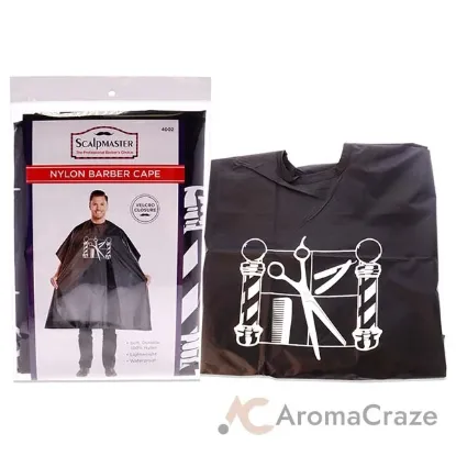 Picture of Nylon Barber Cape With V Closure Durable Water Proof by Scalpmaster for Unisex - 1 Pc Apron
