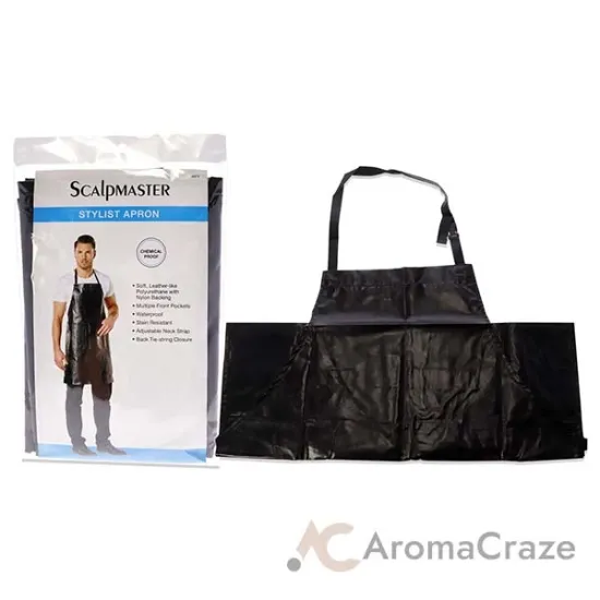 Picture of Fashion Stylist Apron - Black by Scalpmaster for Unisex - 1 Pc Apron