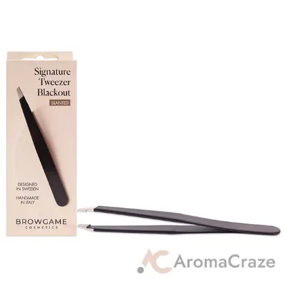 Picture of Signature Tweezer Blackout - Slanted by Browgame for Unisex - 1 Pc Tweezer