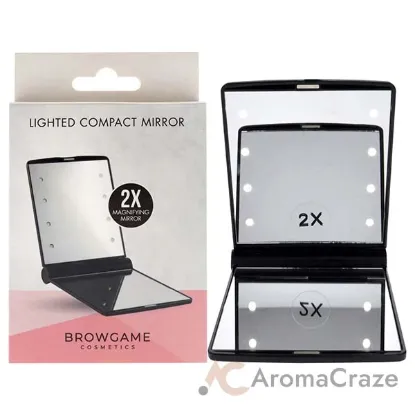 Picture of Lighted Compact Mirror by Browgame for Women - 1 Pc Mirror