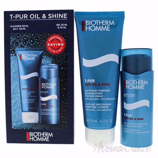 Homme T-Pur Purifying Power Duo by Biotherm for Men - 2 Pc -
