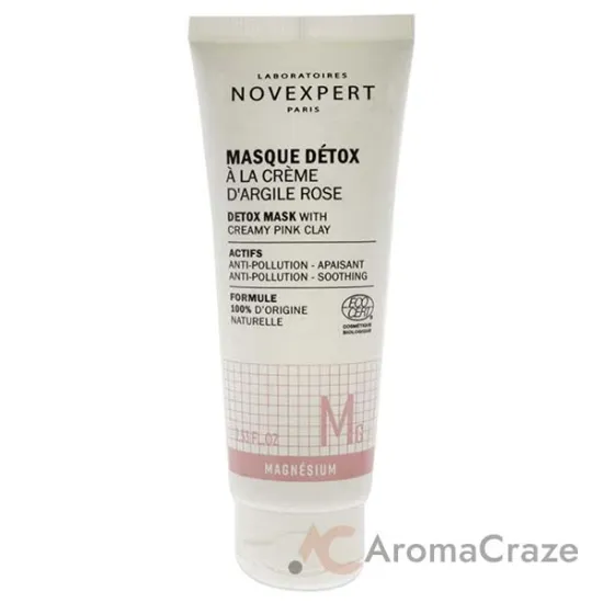 Picture of Detox Mask With Creamy Pink Clay by Novexpert for Unisex - 2.53 oz Mask