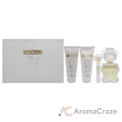 Picture of Moschino Toy 2 by Moschino for Women - 4 Pc Gift Set 3.4oz EDP Spray, 0.33oz EDP Spray, 3.4oz Body Lotion, 3.4oz Shower Gel