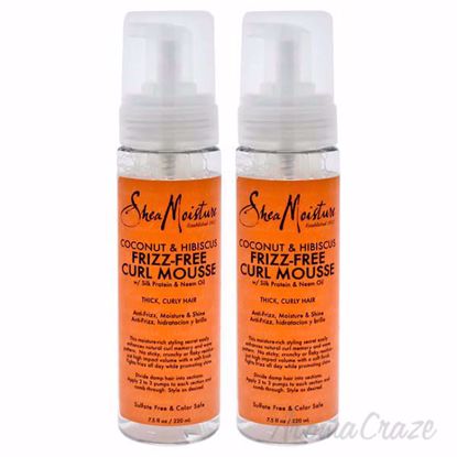 Coconut & Hibiscus Frizz-Free Curl Mousse by Shea Moisture f