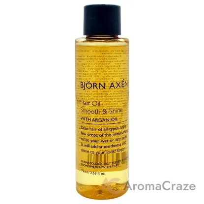 Picture of Hair Oil Smooth and Shine - Argan Oil by Bjorn Axen for Unisex - 2.53 oz Oil