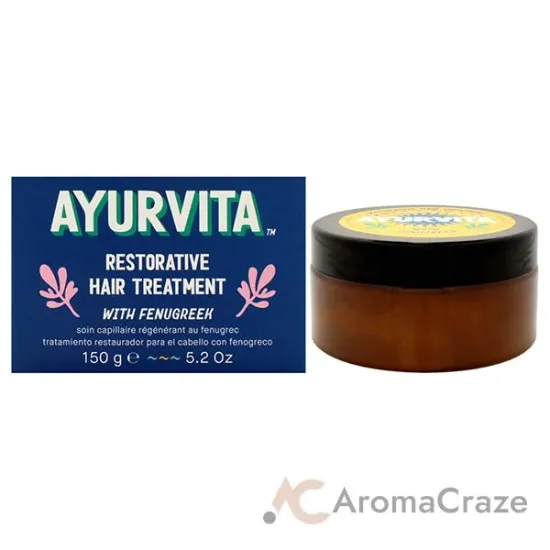 Picture of Restorative Hair Treatment with Fenugreek by AyurVita for Unisex - 5.2 oz Treatment