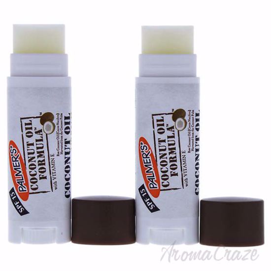 Coconut Oil Lip Balm SPF 15 Duo by Palmers for Unisex - 2 x 