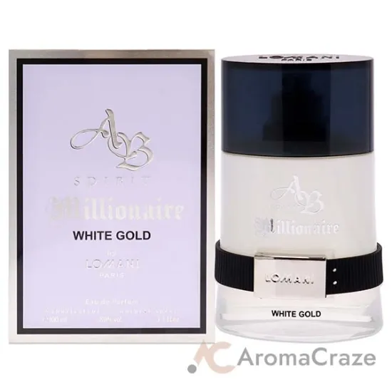 Picture of Spirit Millionaire White Gold by Lomani for Men - 3.3 oz EDP Spray