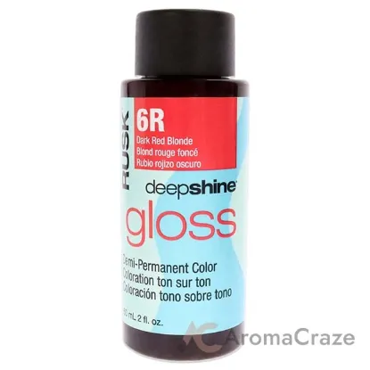 Picture of Deepshine Gloss Demi-Permanent Color - 6R Dark Red Blonde by Rusk for Unisex - 2 oz Hair Color