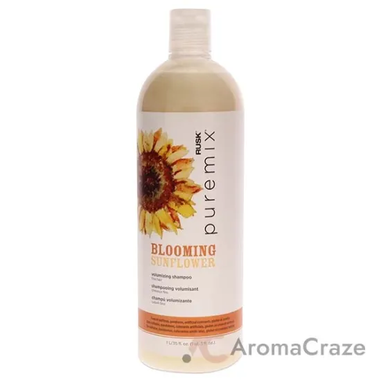 Picture of Puremix Blooming Sunflower Volumizing Shampoo - Fine Hair by Rusk for Unisex - 35 oz Shampoo