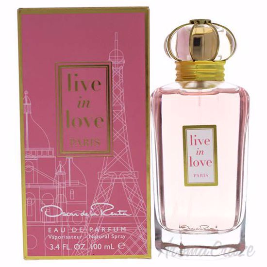 Live In Love Paris by Oscar De La Renta for Women - 3.4 oz E