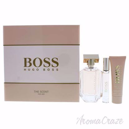 Boss The Scent by Hugo Boss for Women - 3 Pc Gift Set 3.3oz 