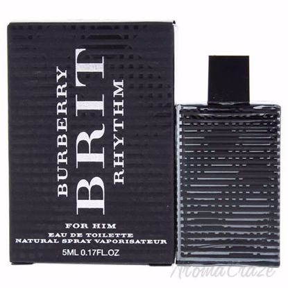 Burberry Brit Rhythm by Burberry for Men - 0.17 oz EDT Spray