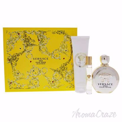 Versace Eros Pour Femme by Versace for Women - 3 Pc Gift Set