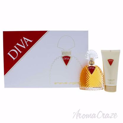 Diva by Emanuel Ungaro for Women - 2 Pc Gift Set 3.4oz EDP S