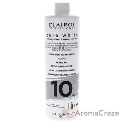 Picture of Pure White 10 Volume Creme Developer by Clairol for Unisex - 16 oz Lightener