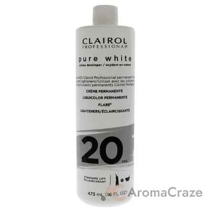 Picture of Pure White 20 Volume Creme Developer by Clairol for Unisex - 16 oz Lightener