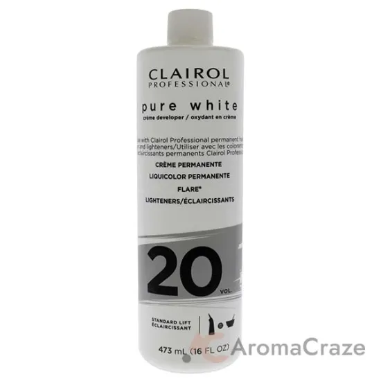 Picture of Pure White 20 Volume Creme Developer by Clairol for Unisex - 16 oz Lightener