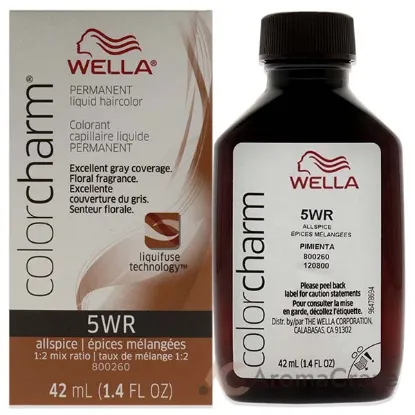 Picture of Color Charm Permanent Liquid Hair Color - 5WR Allspice by Wella for Unisex - 1.42 oz Hair Color