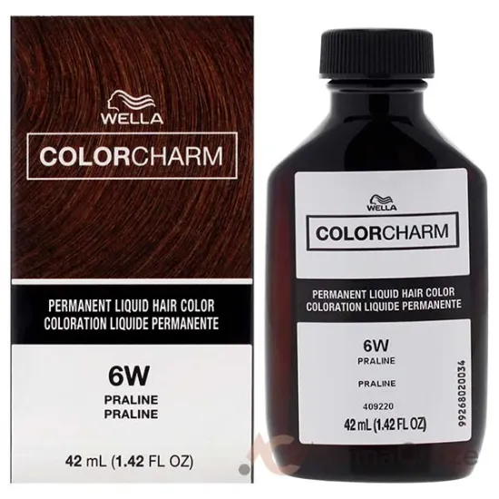 Picture of Color Charm Permanent Liquid Hair Color - 6W Praline by Wella for Unisex - 1.42 oz Hair Color