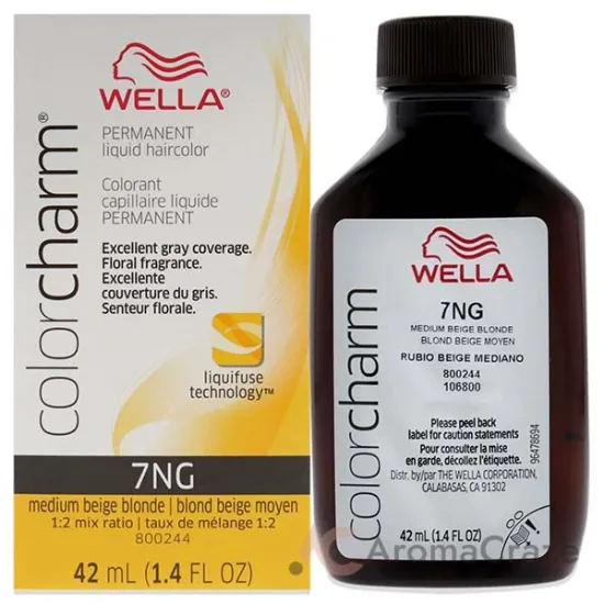 Picture of Color Charm Permanent Liquid Hair Color - 7NG Medium Beige Blande by Wella for Unisex - 1.42 oz Hair Color