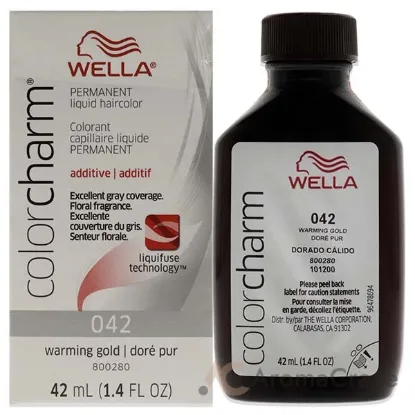 Picture of Color Charm Permanent Liquid Hair Color - 42 Gold by Wella for Unisex - 1.42 oz Hair Color