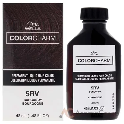 Picture of Color Charm Permanent Liquid Hair Color - 5RV Burgundy by Wella for Unisex - 1.42 oz Hair Color